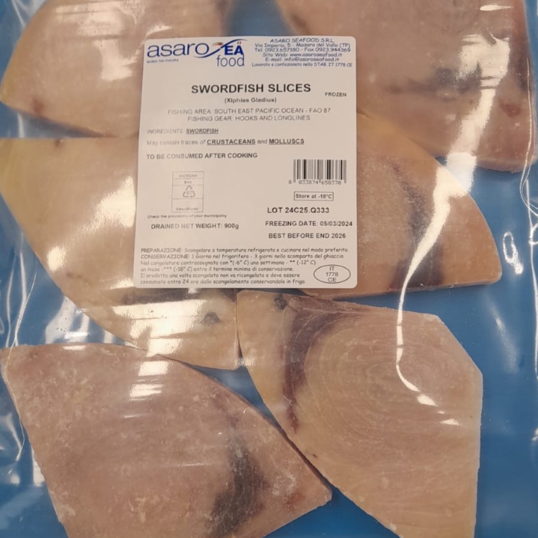 FILONCINO DI PESCE SPADA SENZA PELLE SENZA SPINA