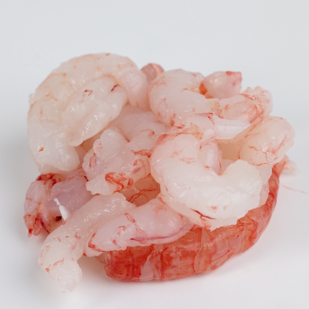 GAMBERO ROSSO E GOBBETTO SGUSCIATO IN VASCHETTA